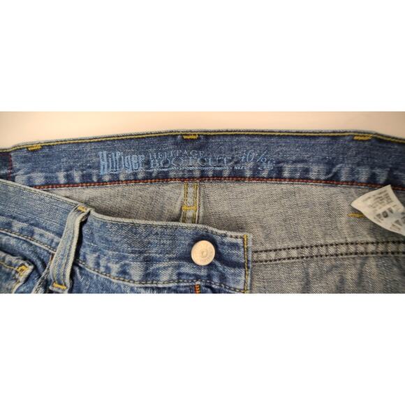 HILFIGER HERITAGE Boot Cut 40/30 Jeans Men's Medium Wash - Picture 6 of 11